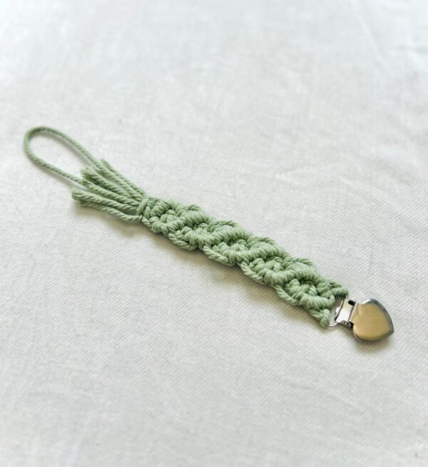 Sage green Paci clip